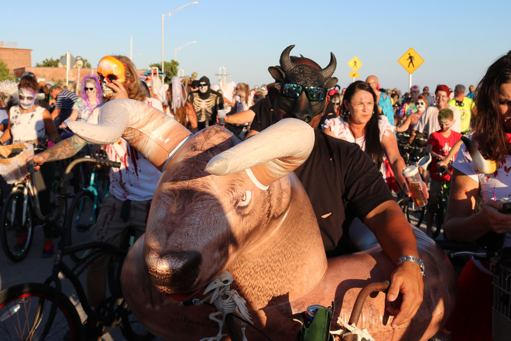 Zombie Bike Ride 2018 photo - Duval Street, Key West